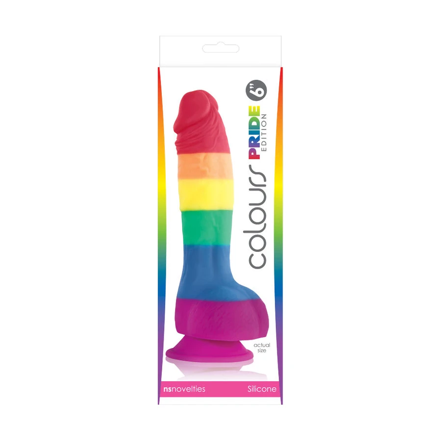 ORGULHO - BANDEIRA LGBT DILDO 15 CM